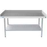 30" x 48" 16-Gauge Stainless Steel Equipment Stand with Galvanized Undershelf, EQT-163048.